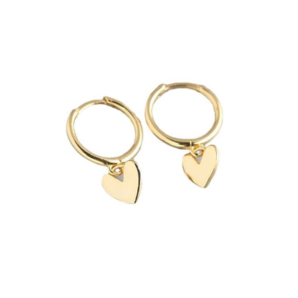 Heart Shaped Earrings Korean Style