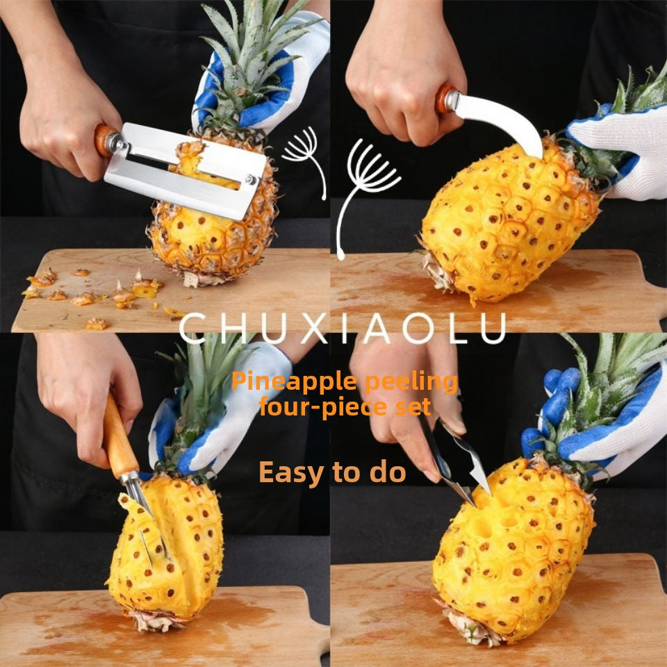 Multifunctional Stainless Steel Fruit and Cane Knife Set