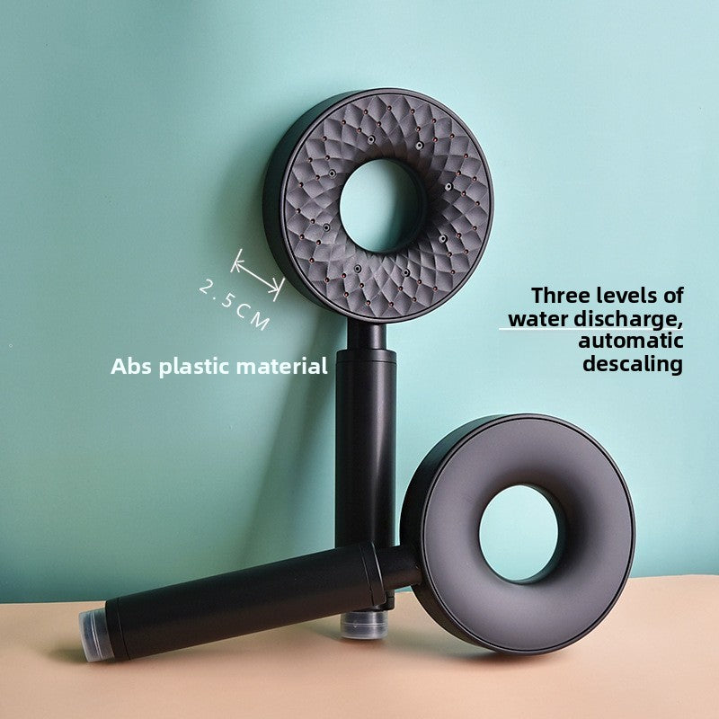 Donut Handheld Pressurized Shower Head Set