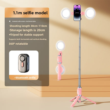 Anti-shake selfie stick phone holder