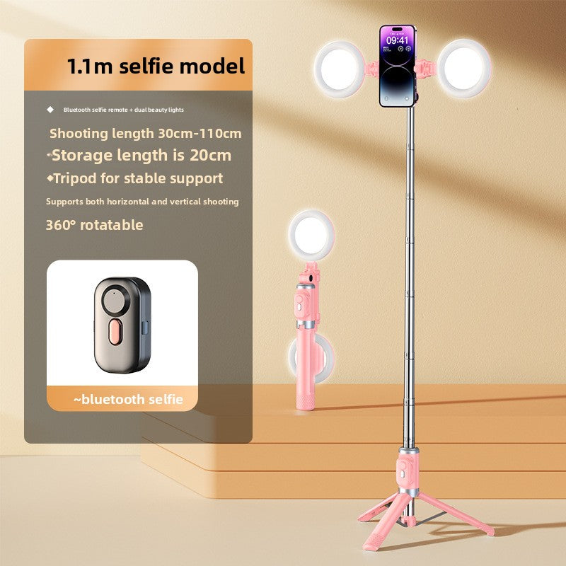Anti-shake selfie stick phone holder