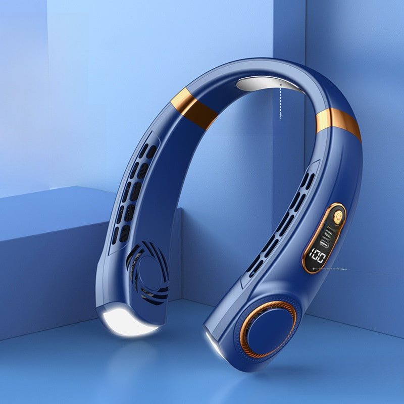 Portable USB Neck Fan with Silent Bladeless Design