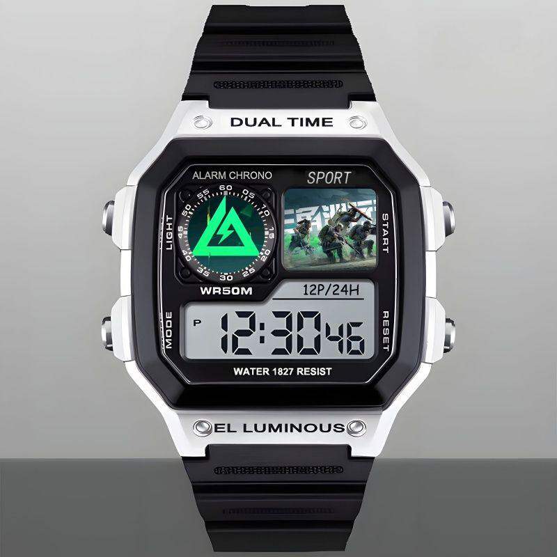 Digital Sports Watch with Alarm Calendar