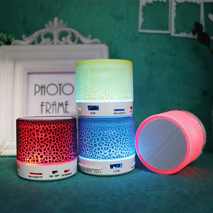 Mini Portable Bluetooth Speaker with LED Light