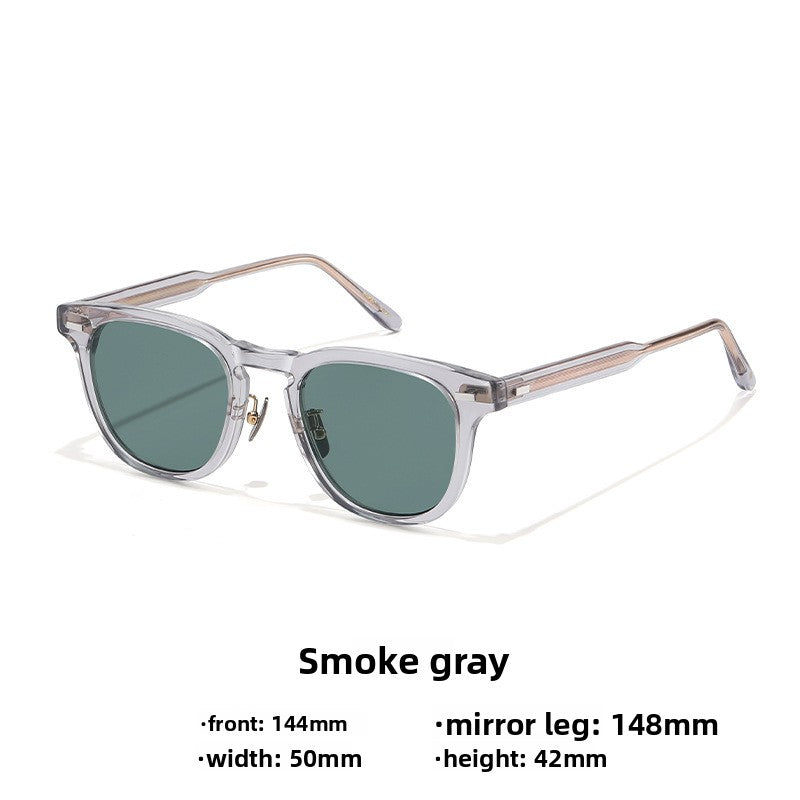 Retro Square Sunglasses with UV400 Protection