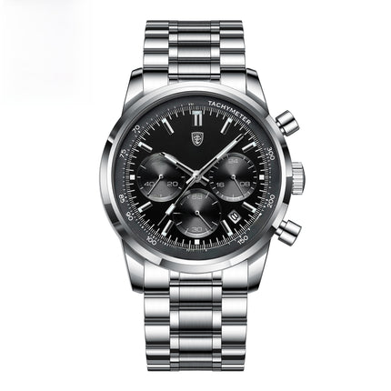 Mens Quartz Watch with Luminous Waterproof Features
