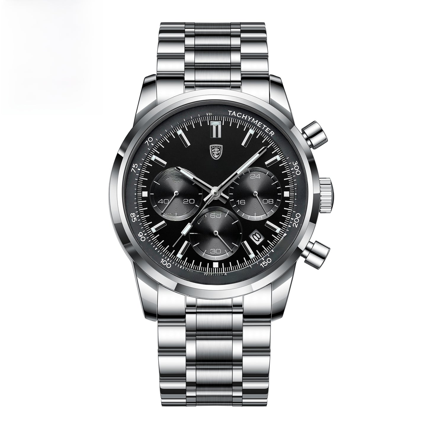 Mens Quartz Watch with Luminous Waterproof Features