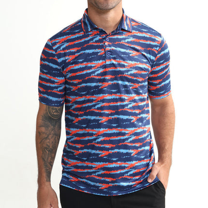 Mens Quick-Dry Golf Polo Shirt