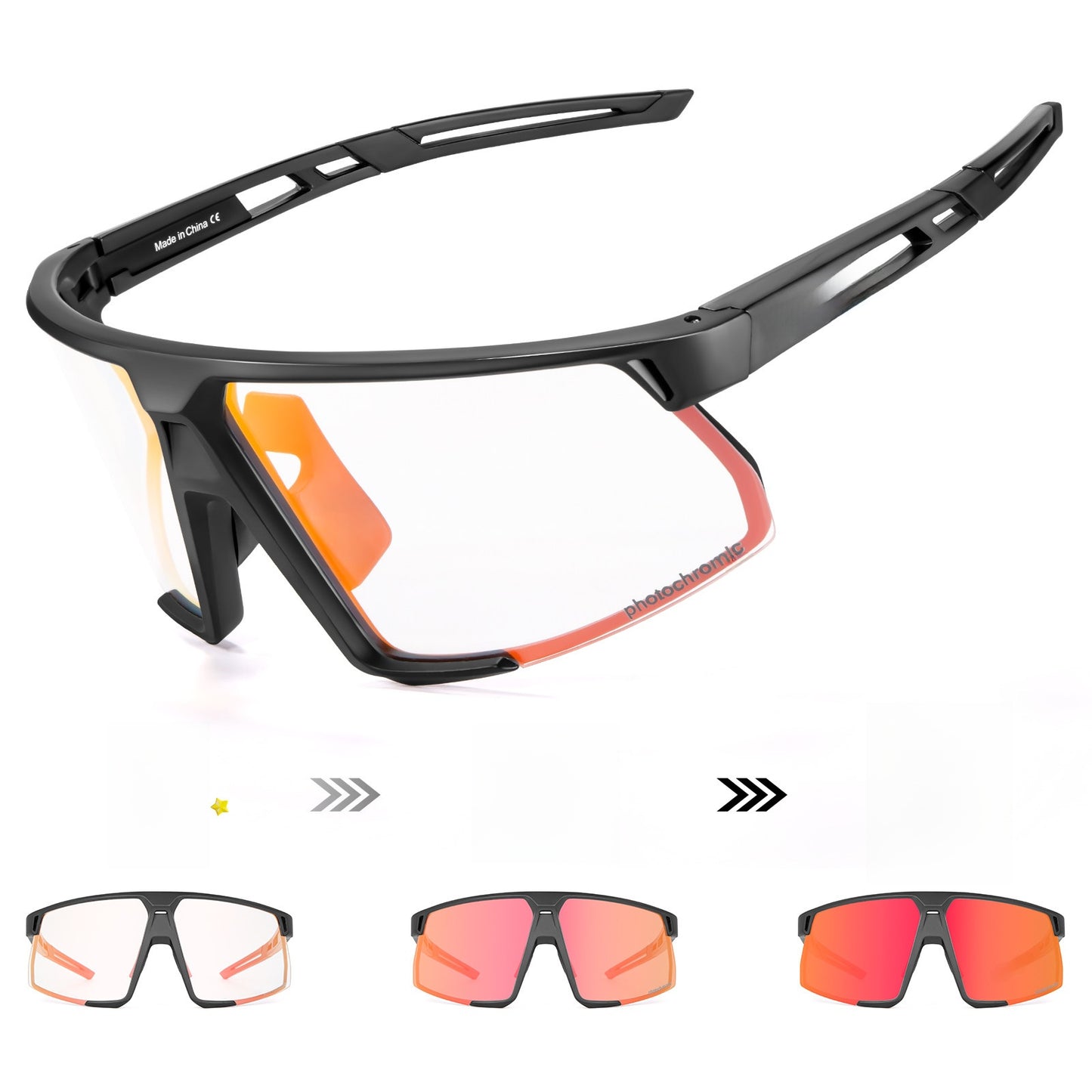 Photochromic Polarized Sports Glasses