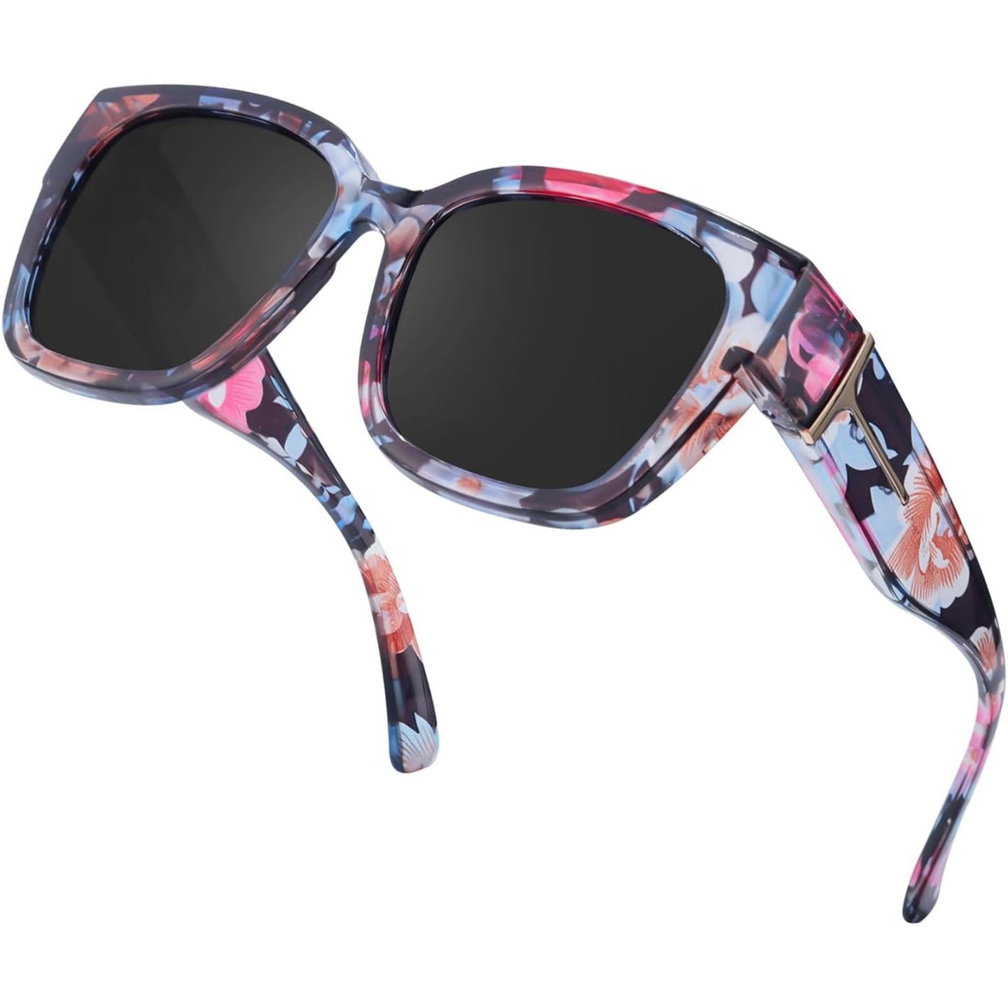Fashion Square Polarized Sunglasses with UV Protection