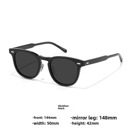 Retro Square Sunglasses with UV400 Protection