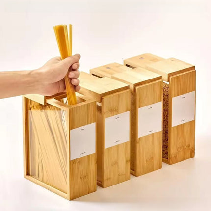 Multifunctional wooden storage box for home use