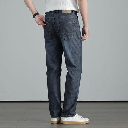 Men's Straight-Leg Denim Trousers
