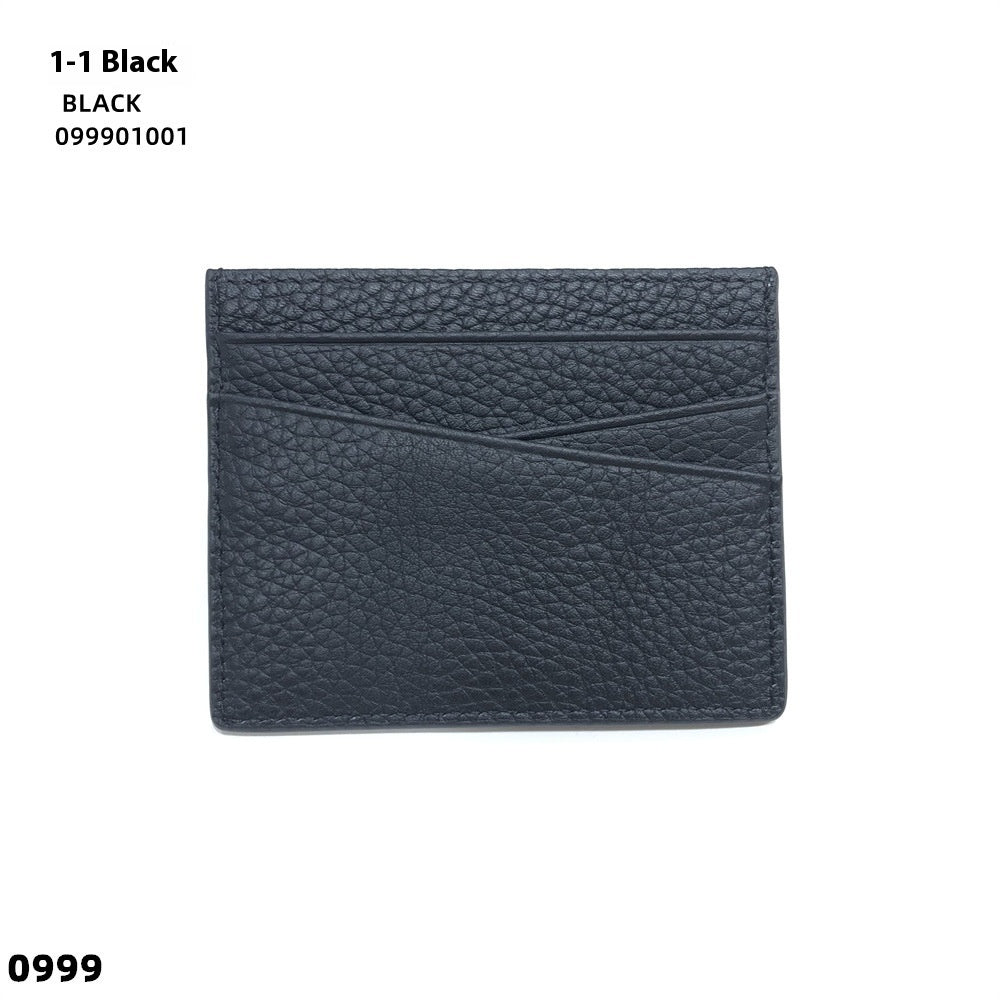 Leather Oil Edge Oblique Thin Bank Card Holder Soft Cowhide Document Package