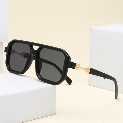 Square Double Bridge Sunglasses