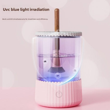 Electric cleaner for makeup brushes