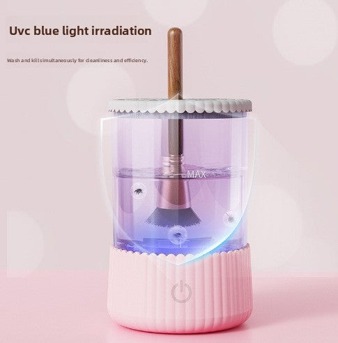 Electric cleaner for makeup brushes