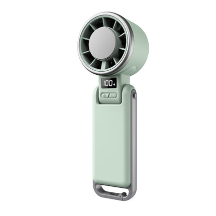 USB Rechargeable Neck Fan with Digital Display