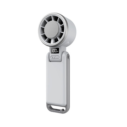 USB Rechargeable Neck Fan with Digital Display