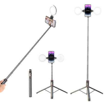 Anti-shake selfie stick phone holder