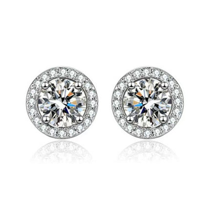 Imitation Moissanite Geometric Earrings