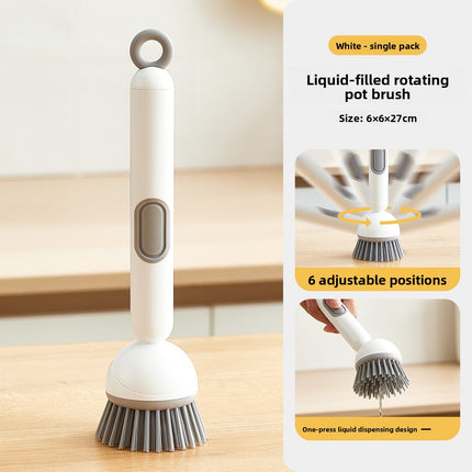 Rotating pot brush