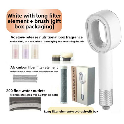 Aromatherapy Filter Shower Head with Multiple Spray Modes