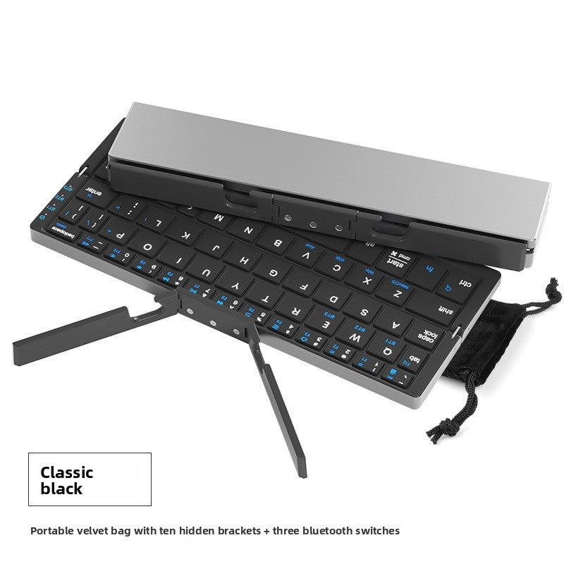 Foldable Bluetooth Keyboard for Mobile Phone and Computer