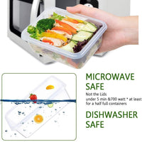 12-piece Kitchen Cereals Storage Box Refrigerator Storage Preservation