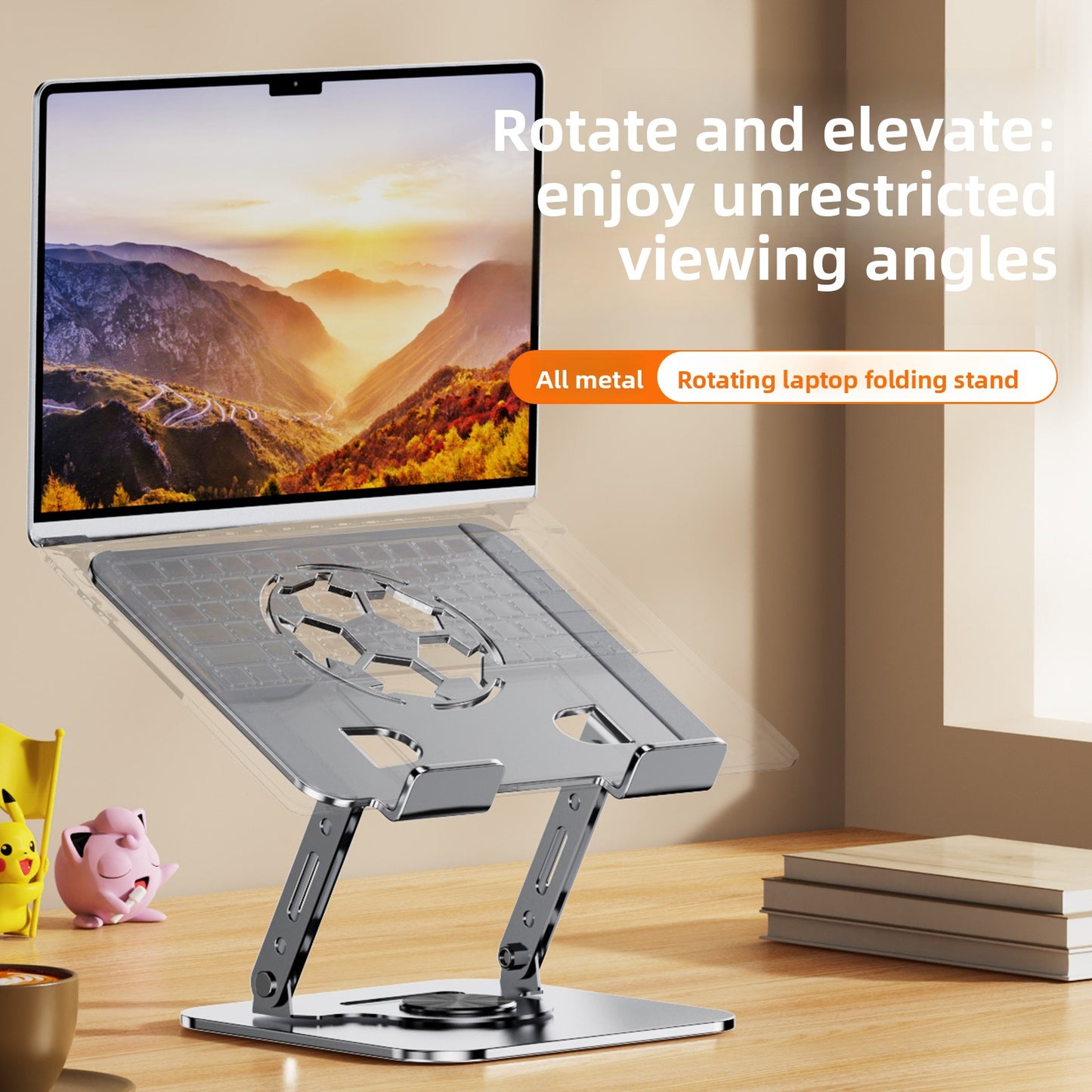 Rotatable Carbon Steel Laptop Stand