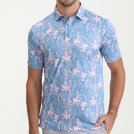 Mens Quick-Dry Golf Polo Shirt