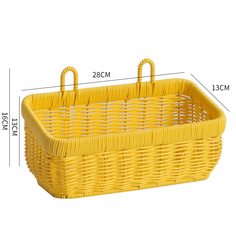 Imitation Rattan Storage Box