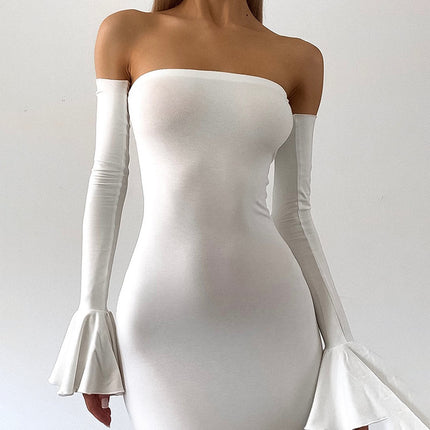 Slim Fit Fishtail Dress with