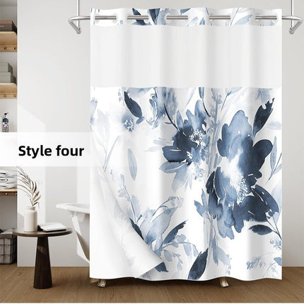 Digital Print Waterproof Shower Curtain