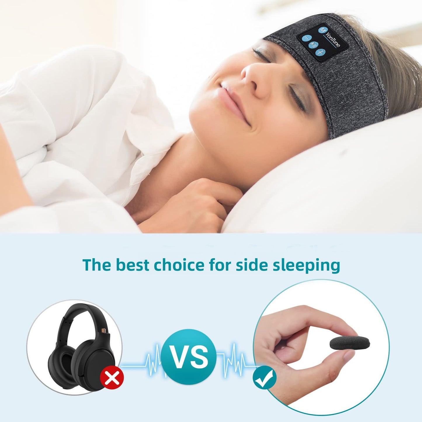Wireless Bluetooth Sleep Headband Headphones