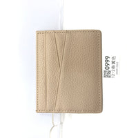 Leather Oil Edge Oblique Thin Bank Card Holder Soft Cowhide Document Package
