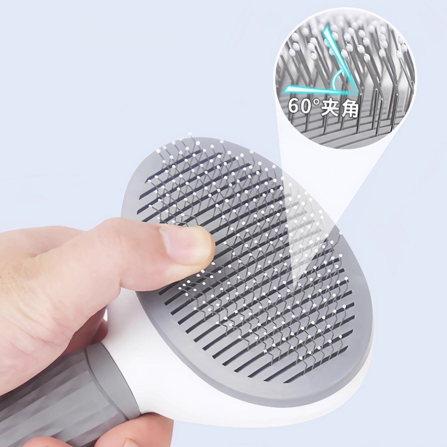 Pet Self Cleaning Grooming Comb