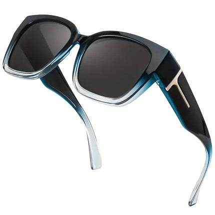 Fashion Square Polarized Sunglasses with UV Protection
