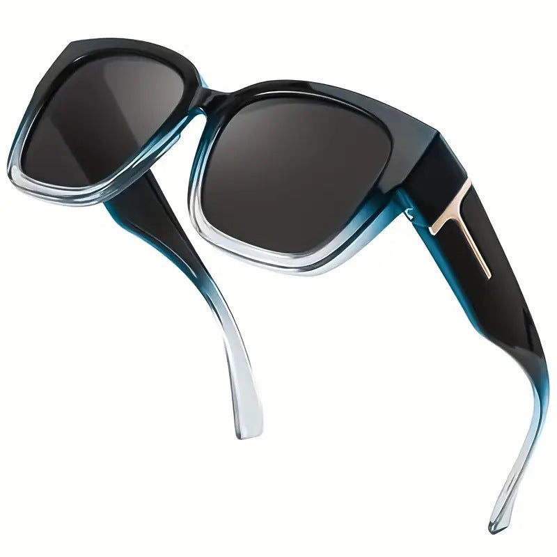 Fashion Square Polarized Sunglasses with UV Protection