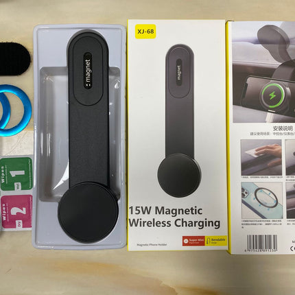 Car Magnetic Phone Holder with Wireless Charging