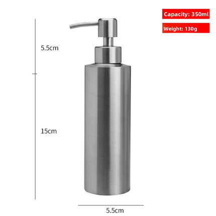 Stainless Steel Manual Soap Dispenser Bottle
