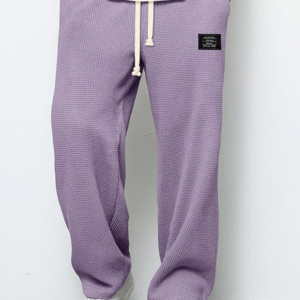 Mens Loose Fit Straight Leg Sweatpants