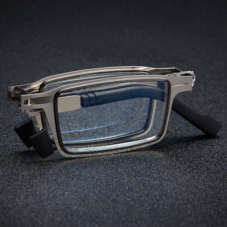 Portable folding anti-blue light reading glasses