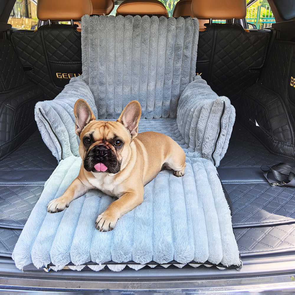 Pet car carrier bed