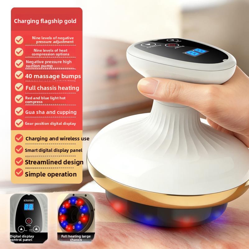 Electric Scraping Massager Cupping Therapy Device