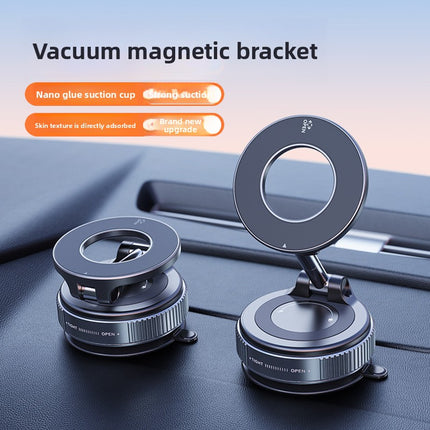 Vacuum epoxy resin adsorption magnetic car mobile phone stand
