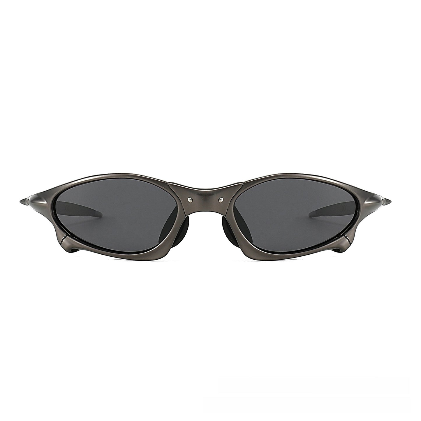 Metal Oval Polarized Sunglasses