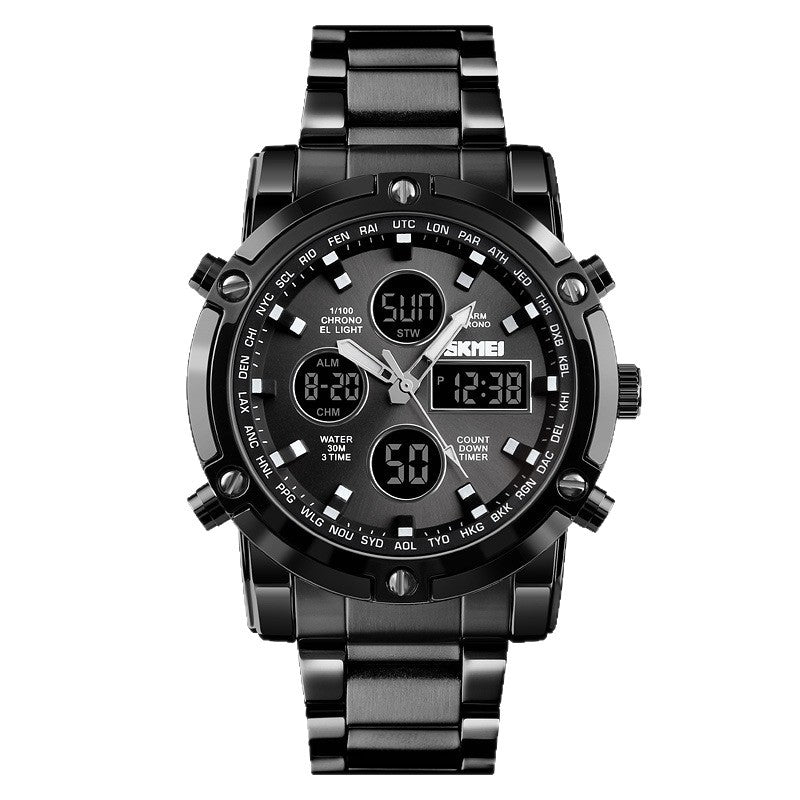 Multi Function Digital Analog Watch