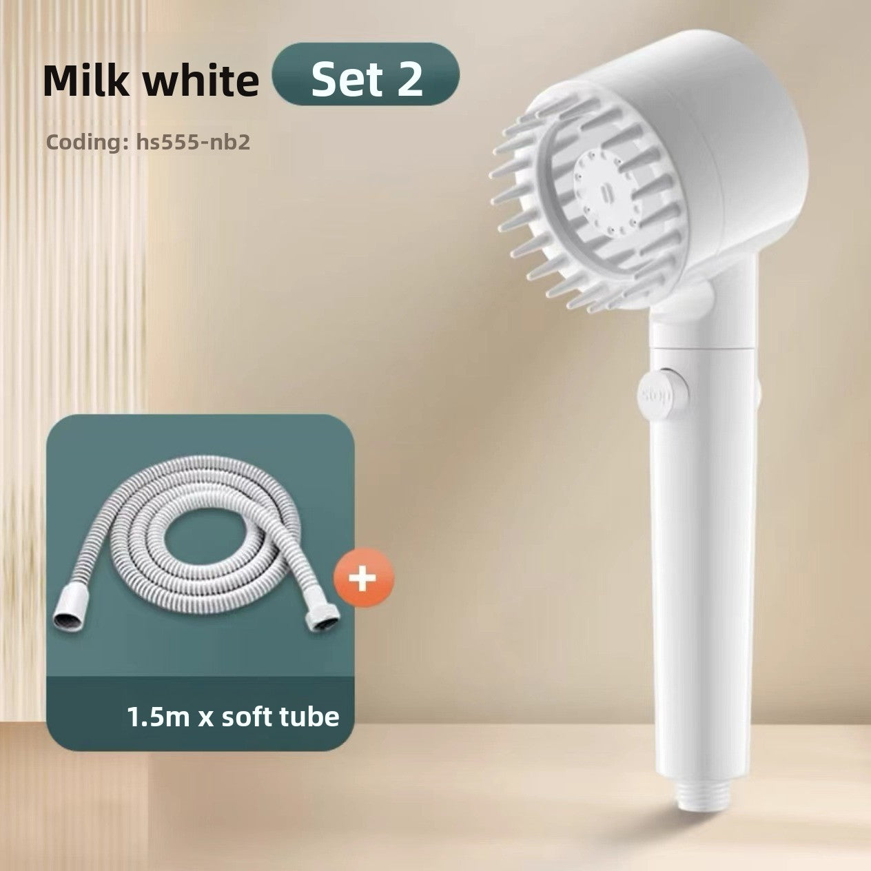 Handheld Multi-Function Shower Head with Water Filter