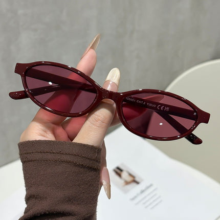 Oval Frame UV Protection Sunglasses